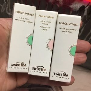 Swissline by Dermalab Force Vitale Skincare Samples, Unused
